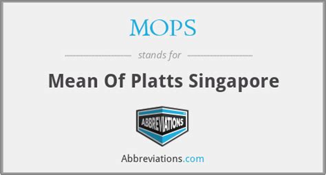 It refers to the mean price of oil traded through Singapore as per the data from Platts, a commodity information and trading company. . Mean of platts singapore price today